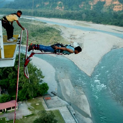 Jim corbett Bungee jumping